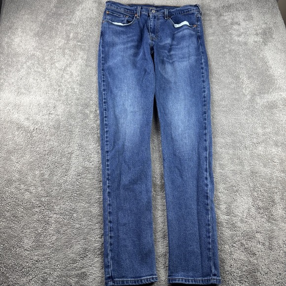 Levi's Other - Levis 512 Jeans Mens 34x33 Blue Medium Wash Regular Fit‎ Straight Leg
